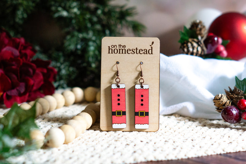 Santa Earrings