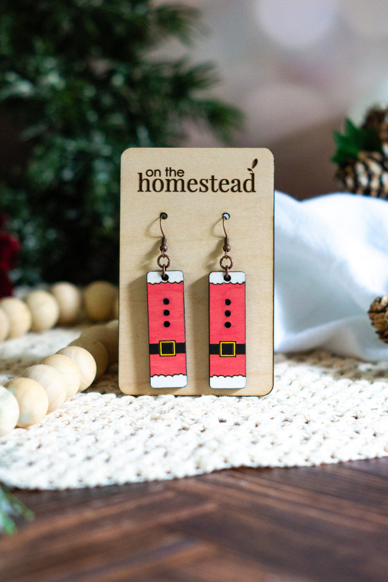 Santa Earrings