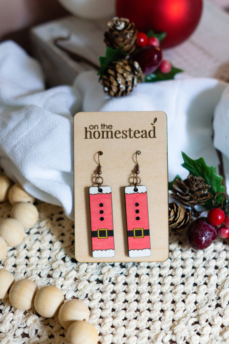 Santa Earrings