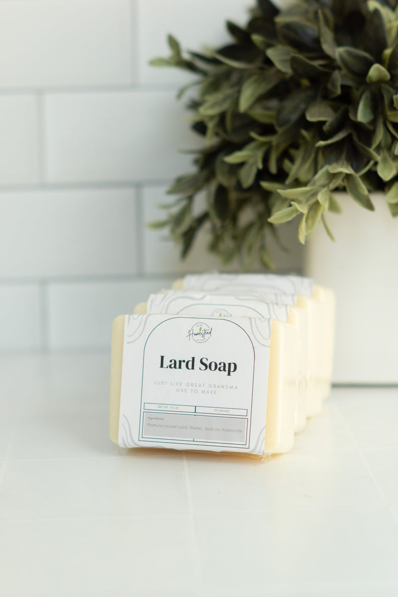 Old Fashioned Lard Bar Soap