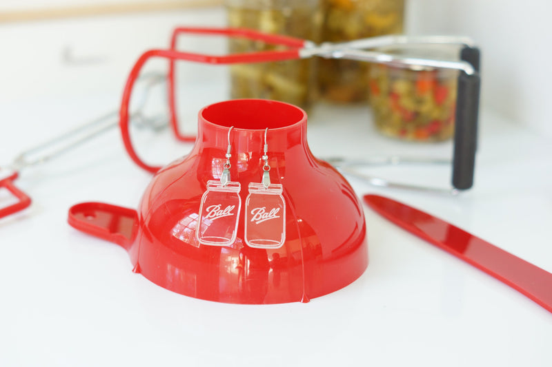 Mason Jar Earrings