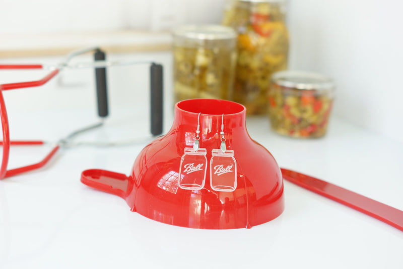 Mason Jar Earrings