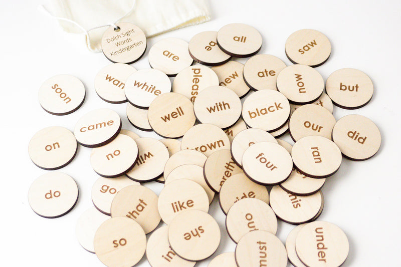 Kindergarten Dolch Sight Words