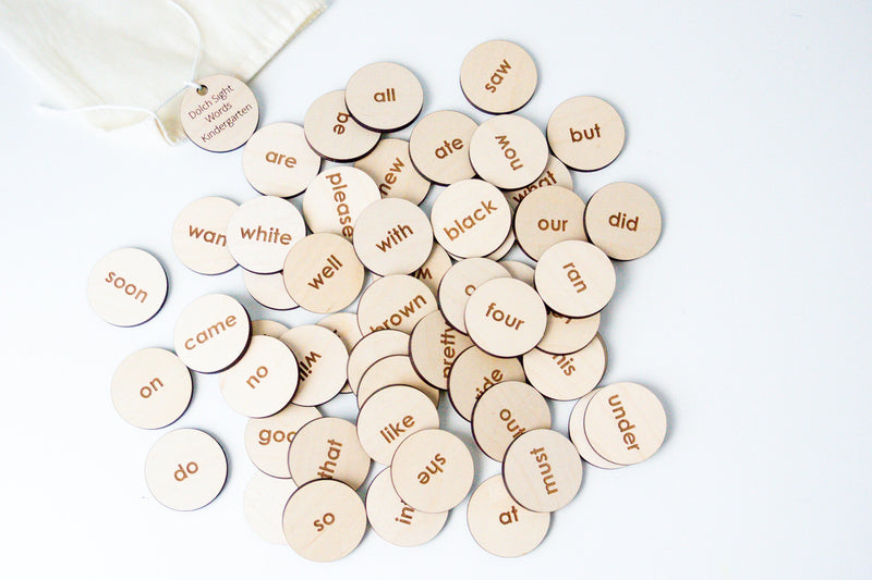 Kindergarten Dolch Sight Words