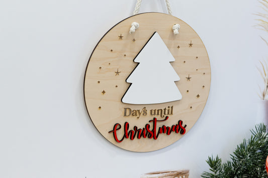 Dry-Erase Christmas Countdown Sign