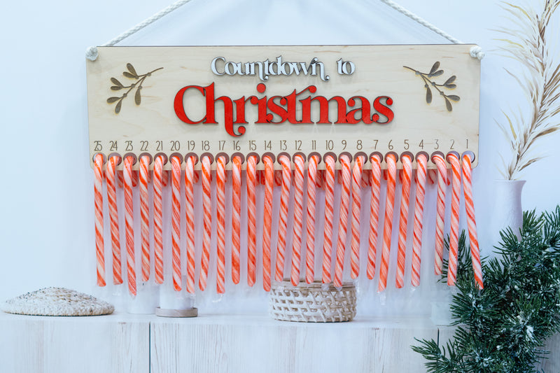 Candy Cane Christmas Countdown - Advent Calender