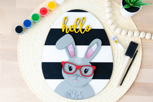 DIY Kit - Paint Your Own Bunny Sign