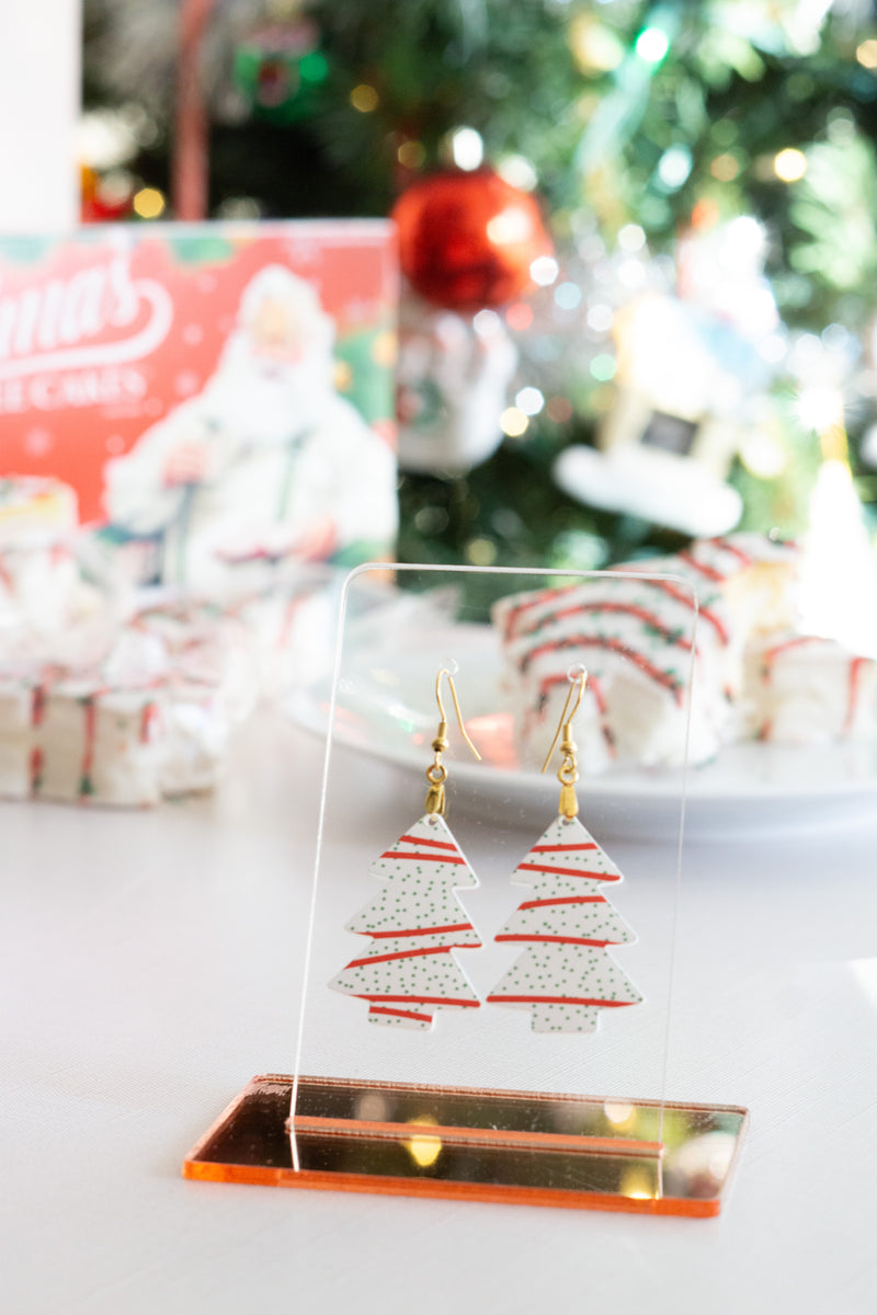 Christmas Cake Earrings