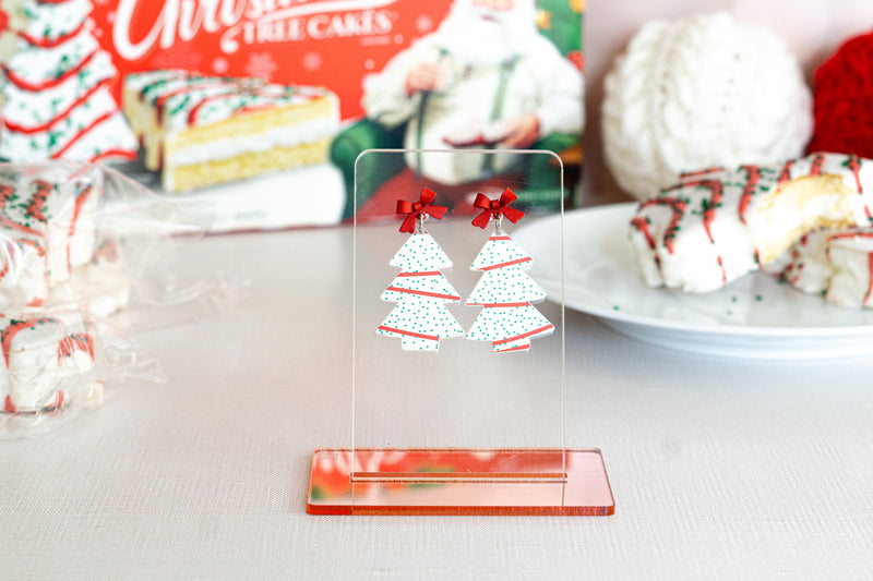 Christmas Cake Earrings
