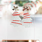 Christmas Cake Earrings