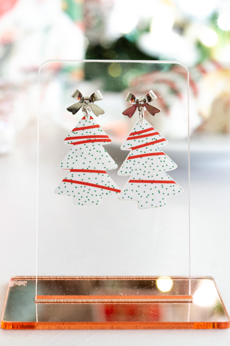 Christmas Cake Earrings