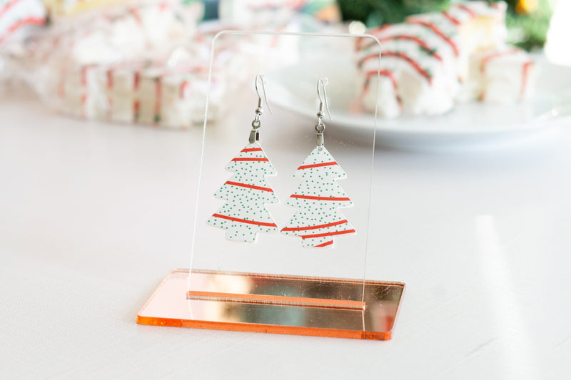 Christmas Cake Earrings