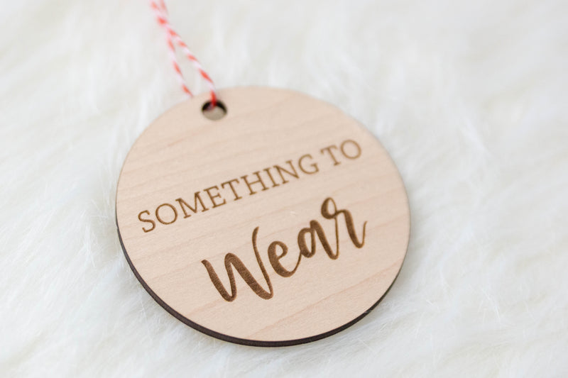 Want - Wear - Need - Read Gift Tags