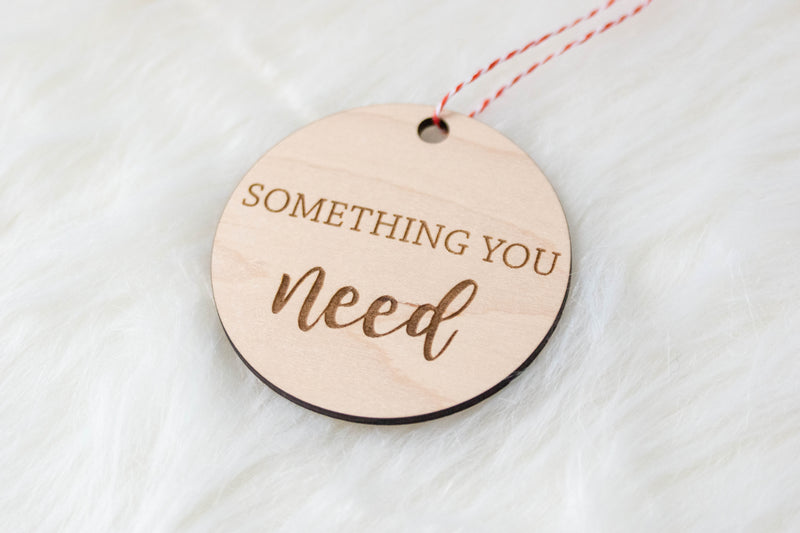 Want - Wear - Need - Read Gift Tags