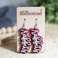 Atlanta Rabbits School Earrings