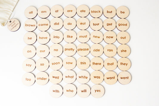 Kindergarten Dolch Sight Words